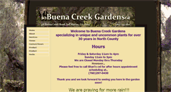 Desktop Screenshot of buenacreekgardens.com